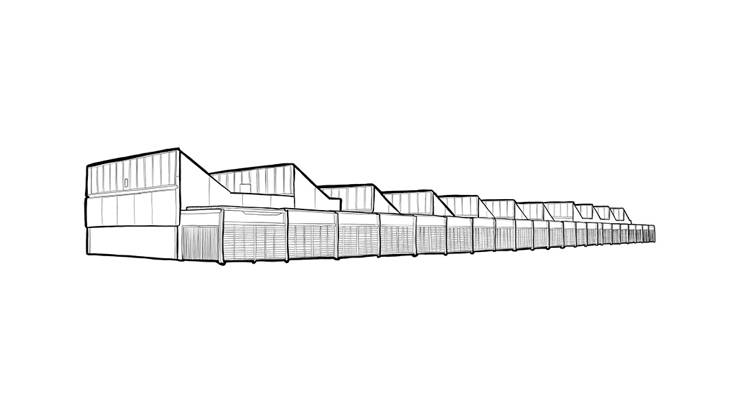 Stordyrshospitalet stregtegning